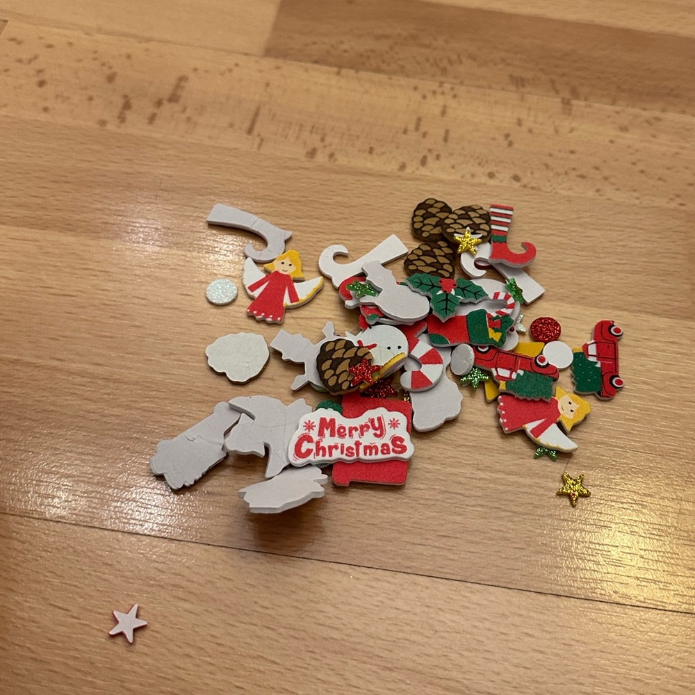 Christmas foam sticker set